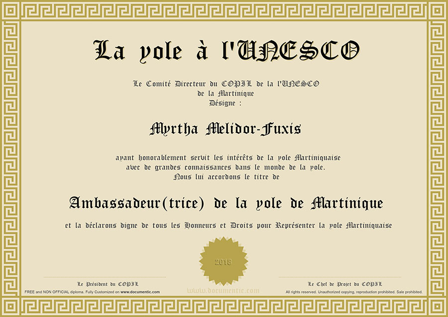 La yole de Martinique