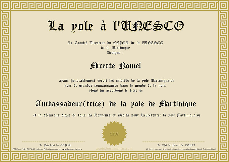 La yole de Martinique