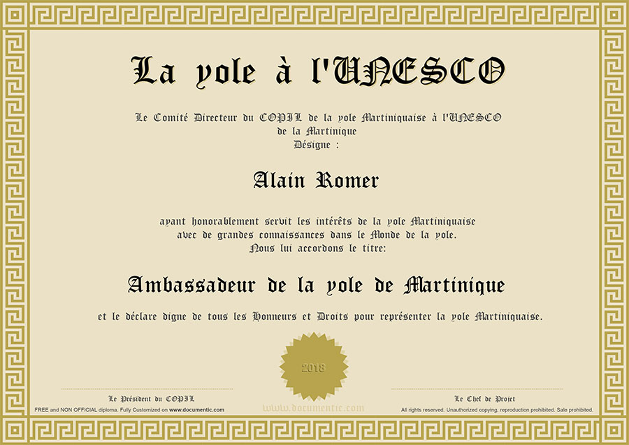 La yole de Martinique