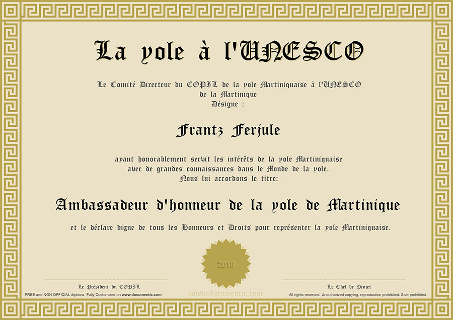 La yole de Martinique