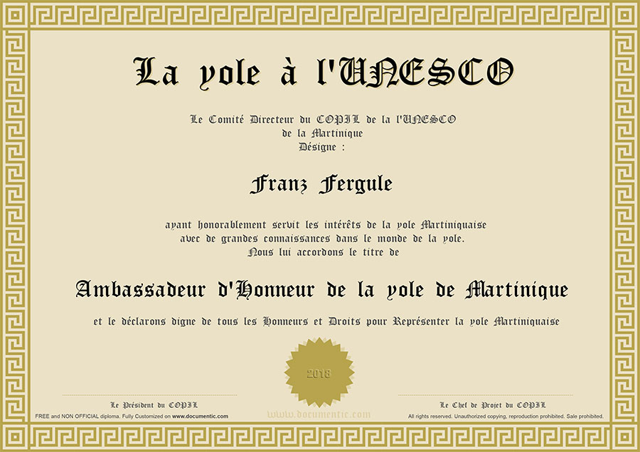 La yole de Martinique